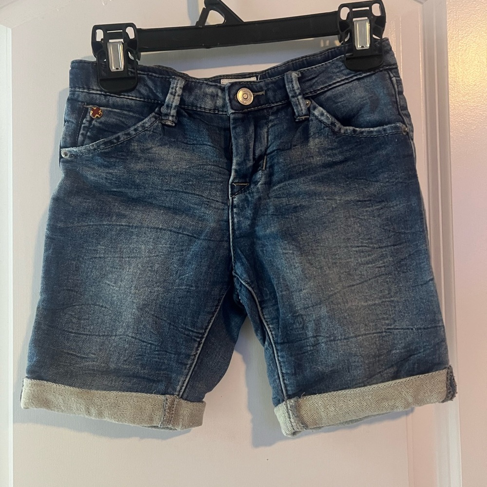 Authentic Girl’s Hudson Denim Blue Cuffed Shorts